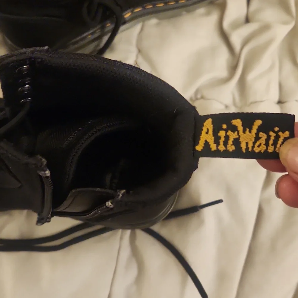 Dr. Martens Black Men's Combat Boots - Picture 7 of 7